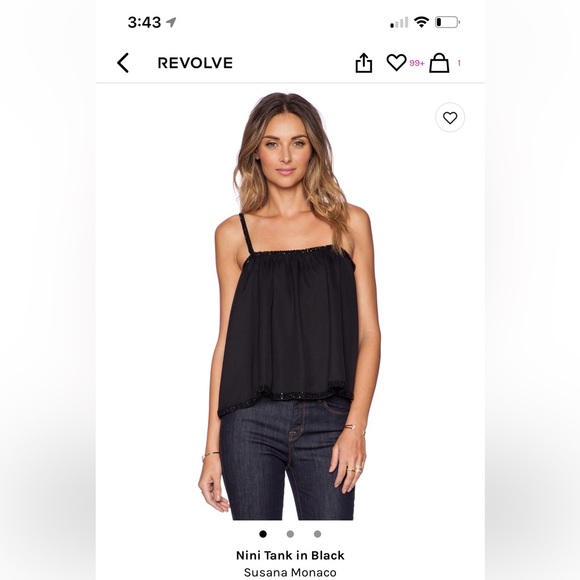 Susana Monaco Nini tank. Purchased from Revolve. - Picture 1 of 2